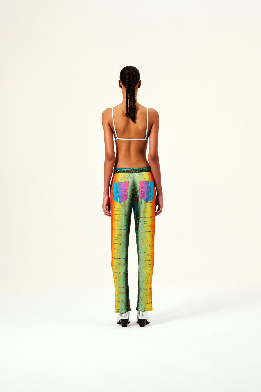 BERY - Color graded pants with crystals