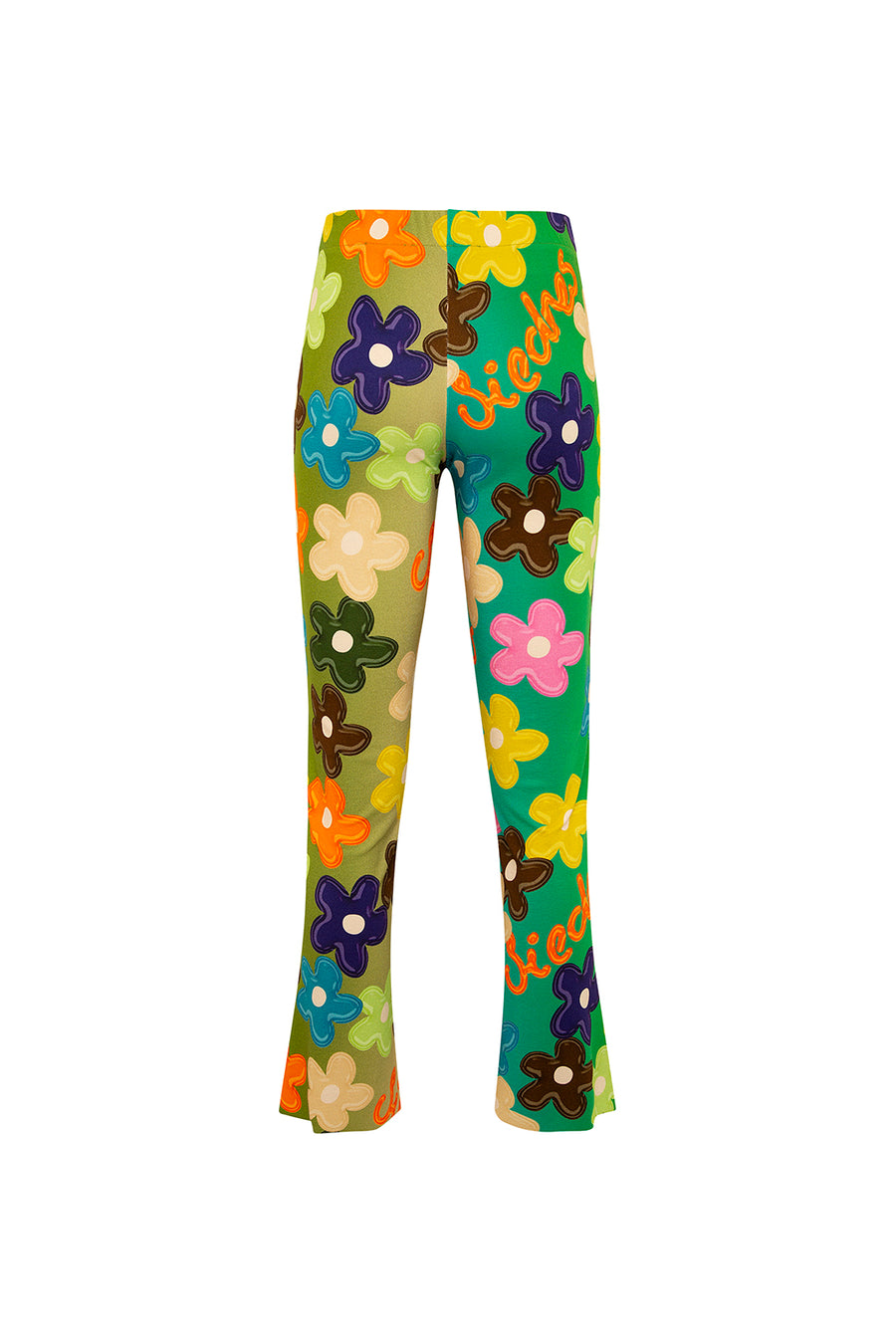 DANIA - Bubble flower flared cropped pants
