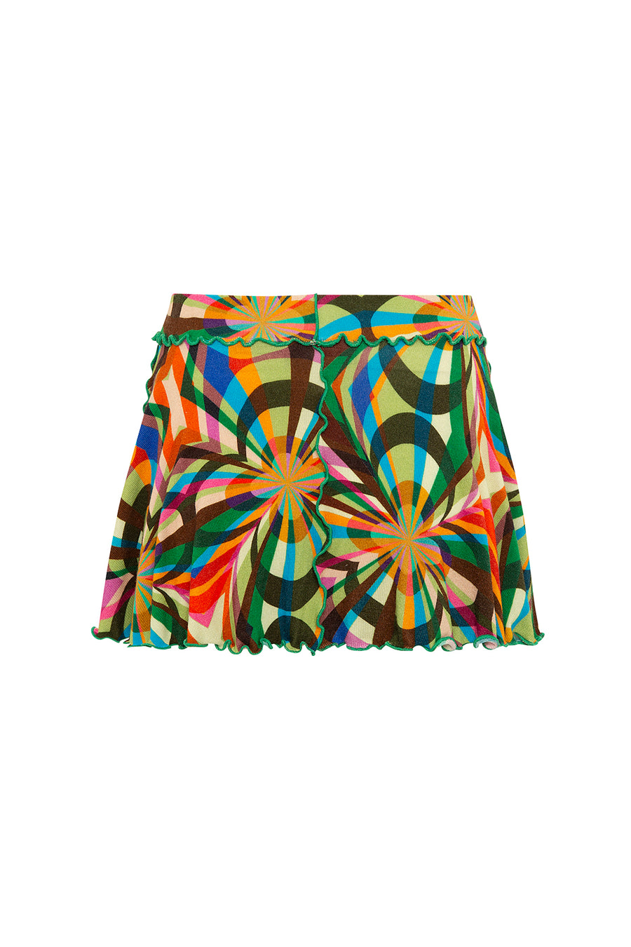 ROY - Kaleidoscope knit mini skirt