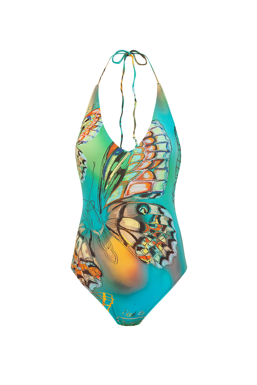 JAMI - Butterfly v-neck swimsuit