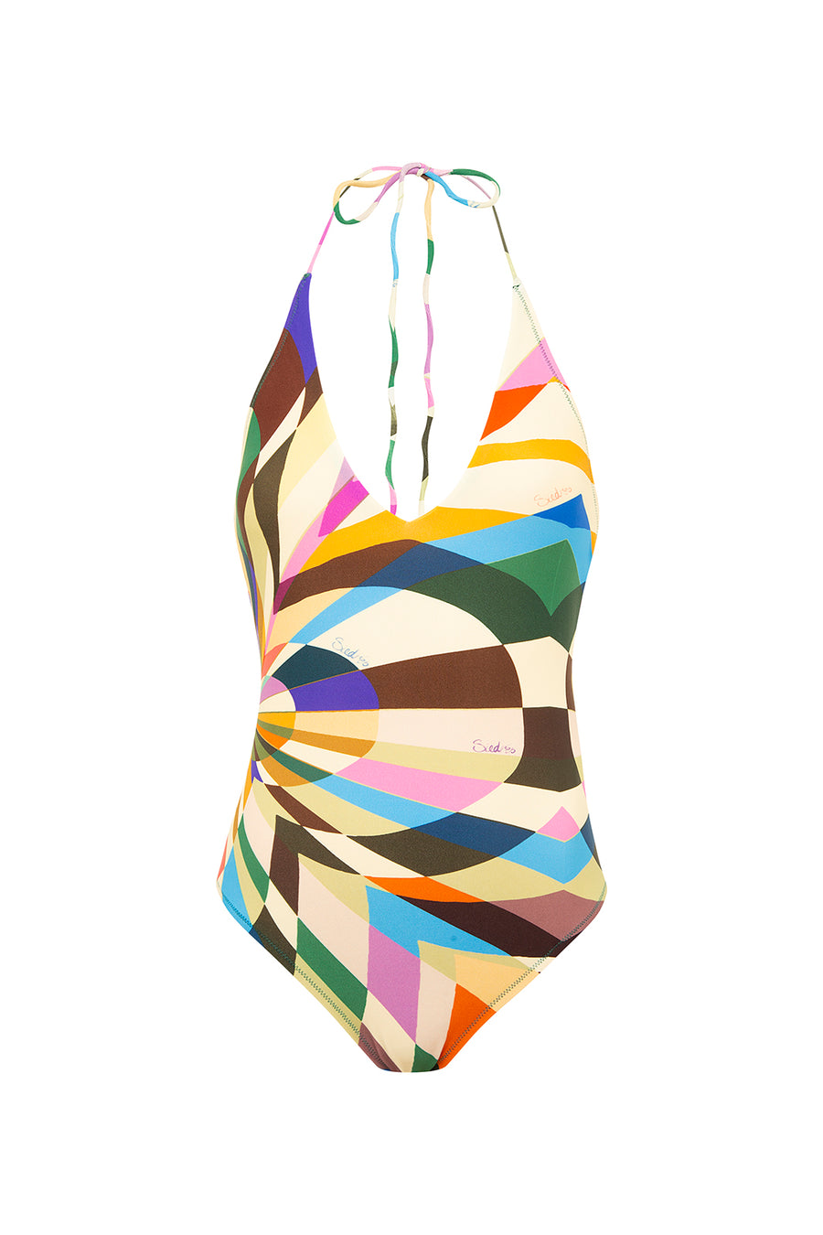 JAMI - Kaleidoscope v-neck swimsuit