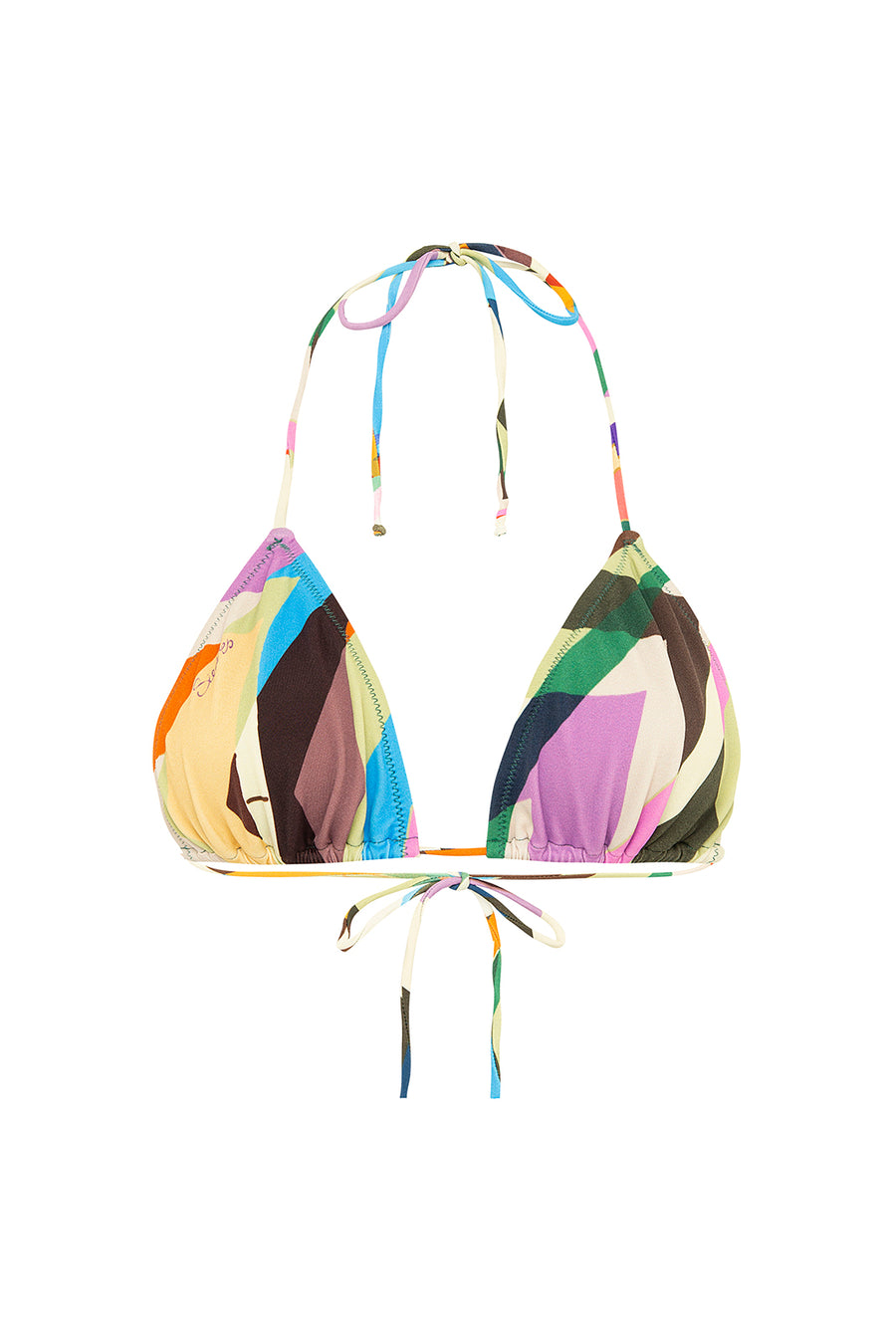 LOLA - Kaleidoscope triangle bikini top