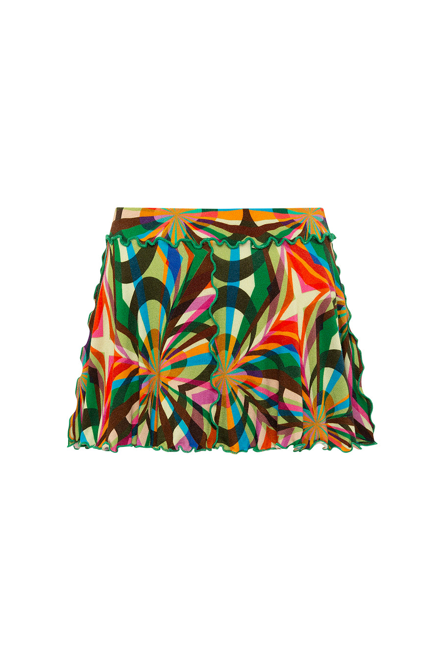 ROY - Kaleidoscope knit mini skirt