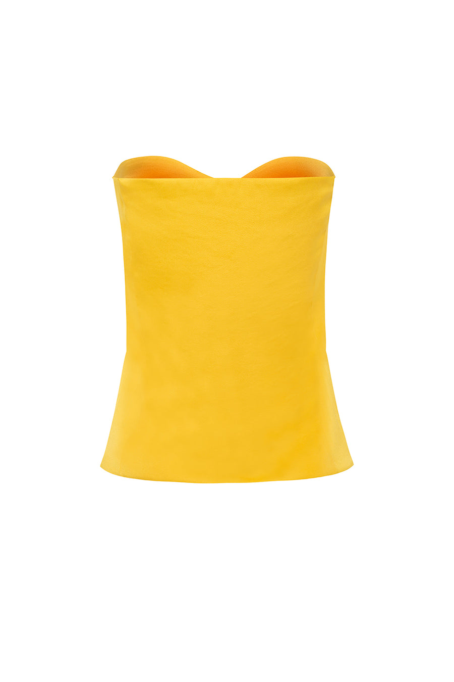 SUNNY - Front-tie strapless top