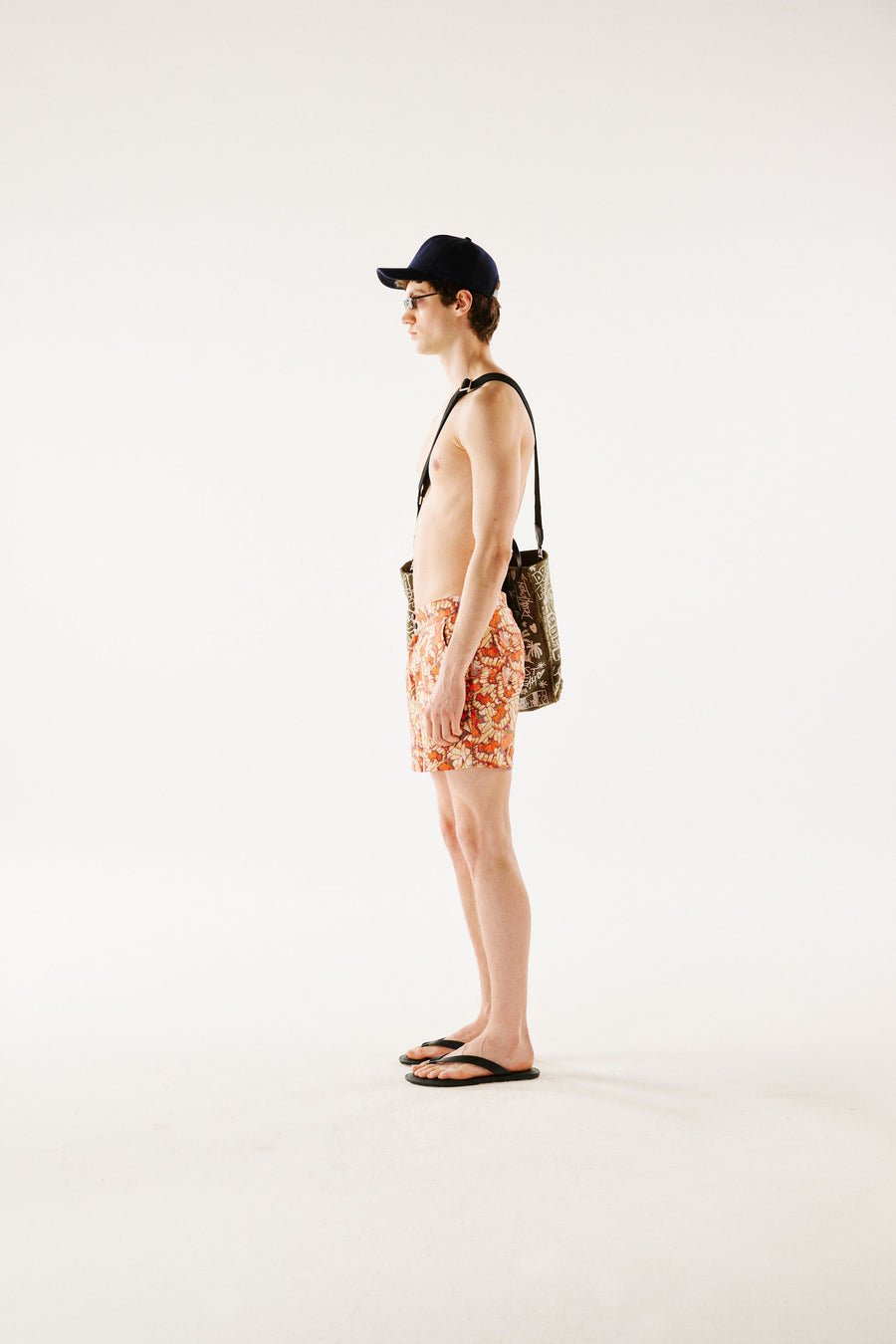 BORA - Slim-fit short-length printed swim shorts