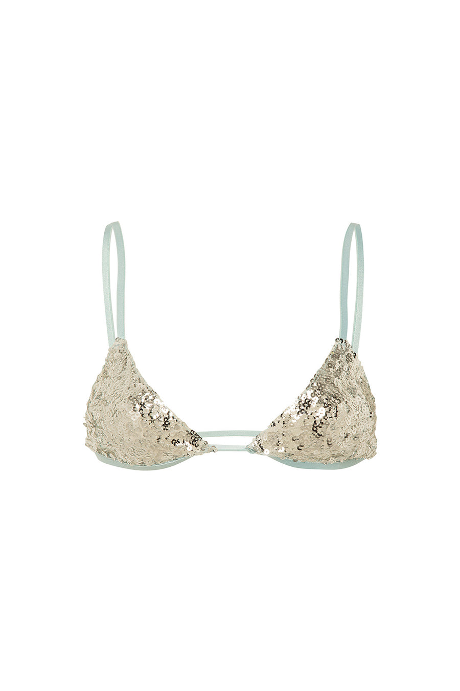 RUE	- Silver sequined bralette